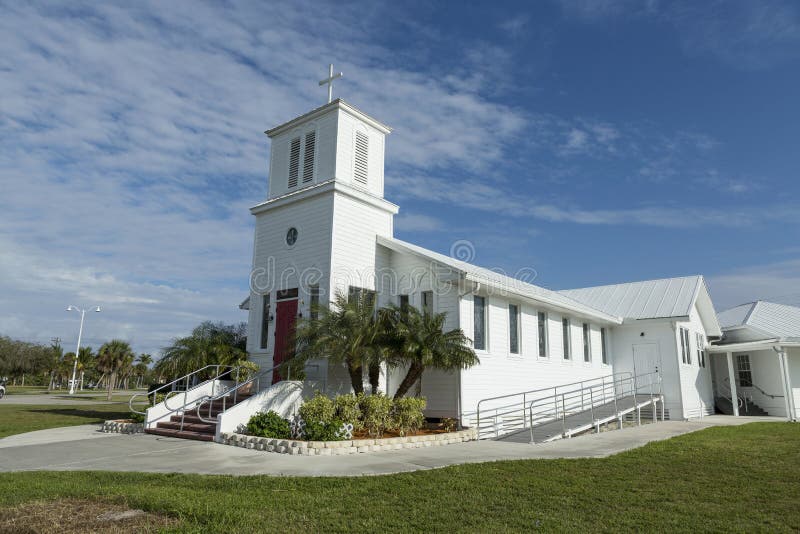 The Everglades Community Church nestled in the heart of the Florida Everglades is a heri. Tage landmark stock images The Everglades Community Church nestled in the heart of the Florida Everglades is a heri. Tage landmark stock images
