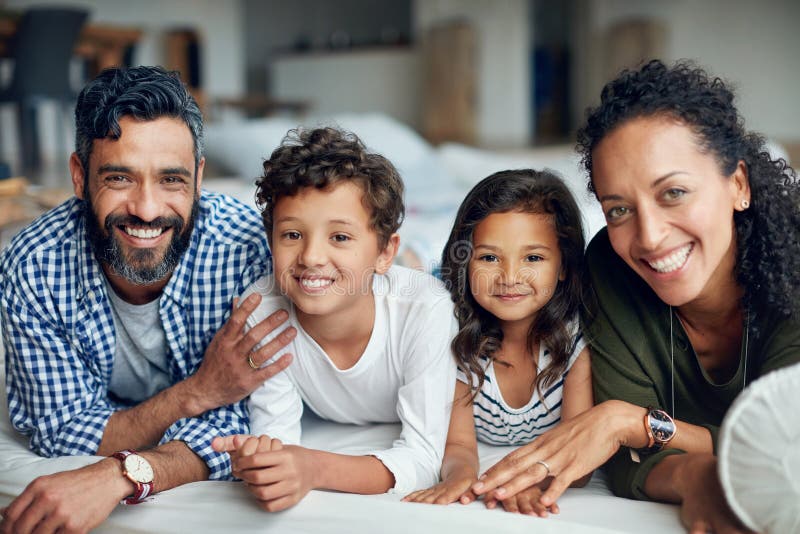 Every Family Shares a Special Bond. Portrait of a Happy Family Bonding
