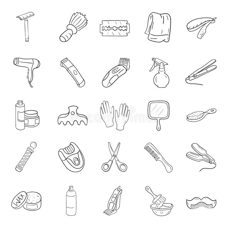 Color Illustration Icon for Catcher, Hair and Clutcher Stock
