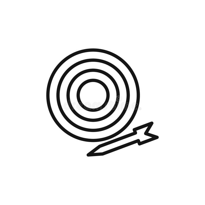 Evidenziatore di bordo del logo dell'icona a forma di freccia royalty illustrazione gratis
