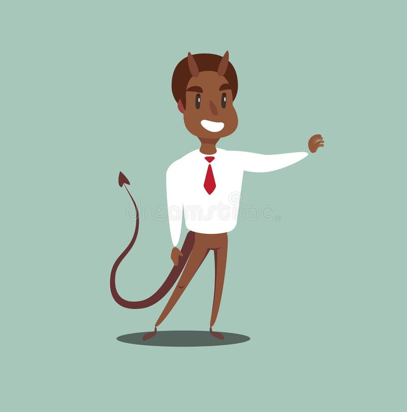 Evil business man . stock illustration Evil business man . stock illustration