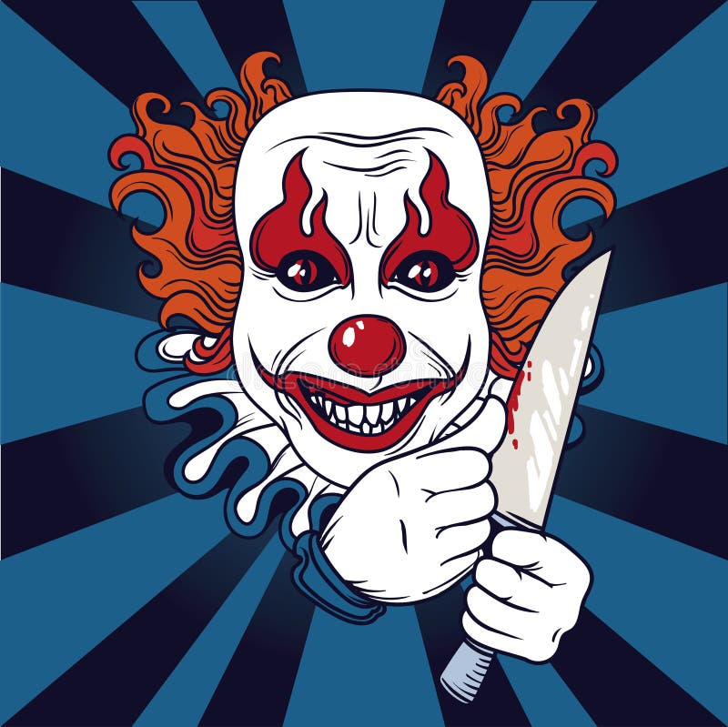 Evil Clown Knife Stock Illustrations – 42 Evil Clown Knife Stock  Illustrations, Vectors & Clipart - Dreamstime