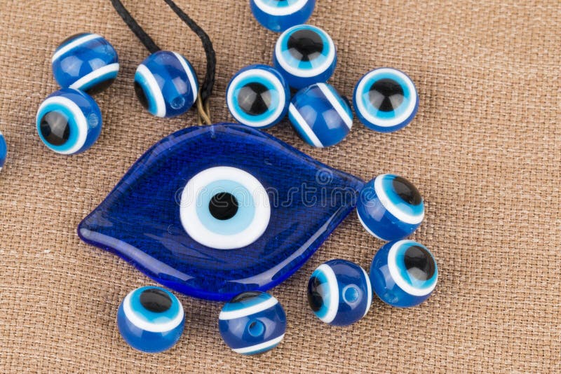 Evil eye bead.