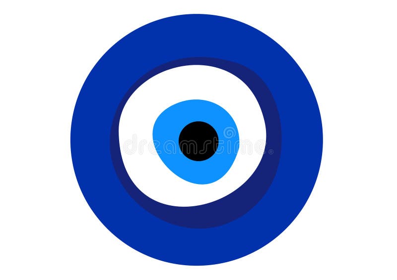 Evil eye symbol stock illustration. Illustration of turkey 175558619