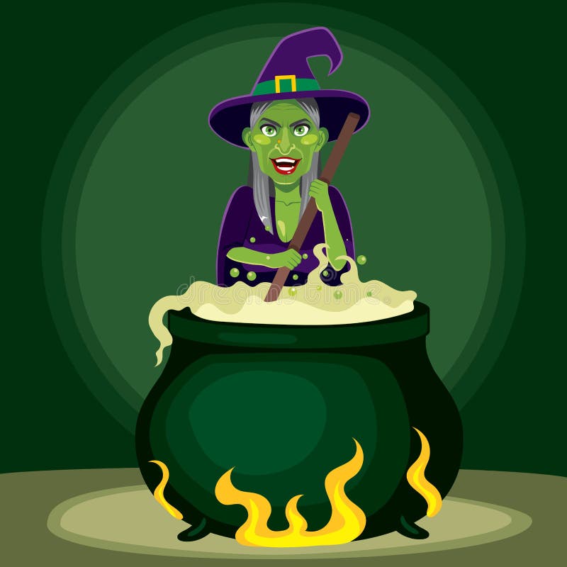 Evil Witch Cauldron. 