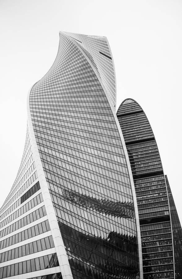 Evolution Tower Black and White royalty free stock photography