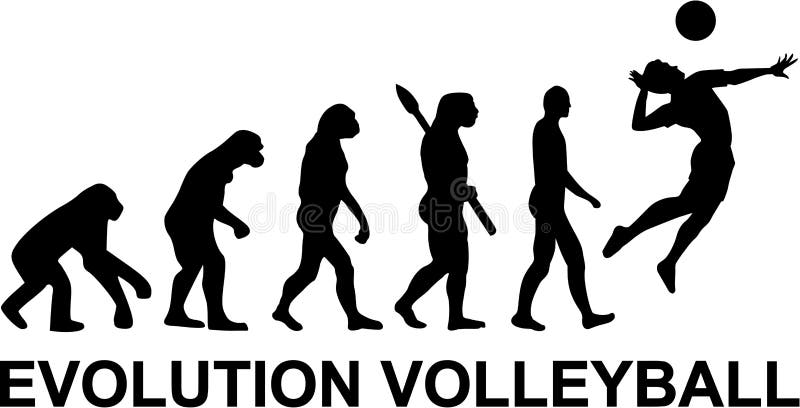 Maglietta Pallavolo Evoluzione Volley - Design Divertente Da Schiacciatrice - Cotone E Poliestere - Foto 3