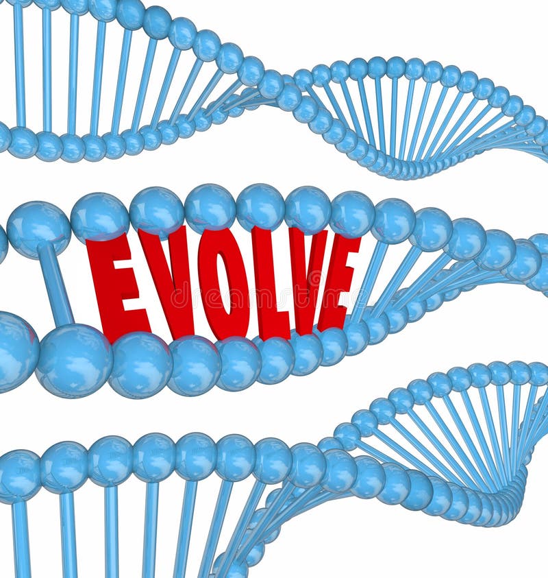 Evolve DNA Word Improve Enhance Get Better Growth