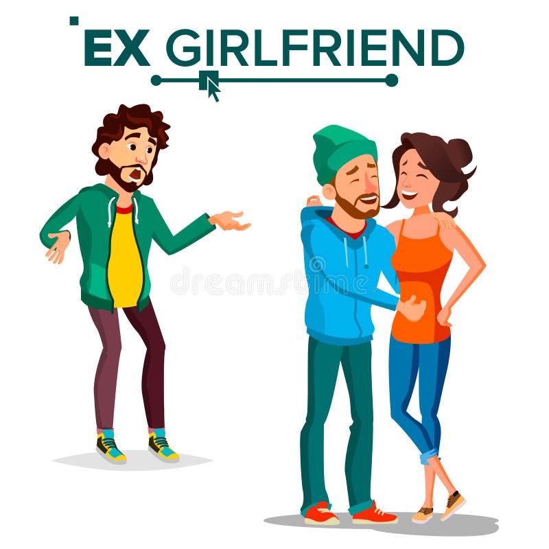 Premium Vector  Young couple boyfriend and girlfriend having a