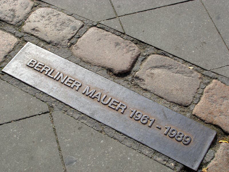 Ex Muro di Berlino fotografia stock