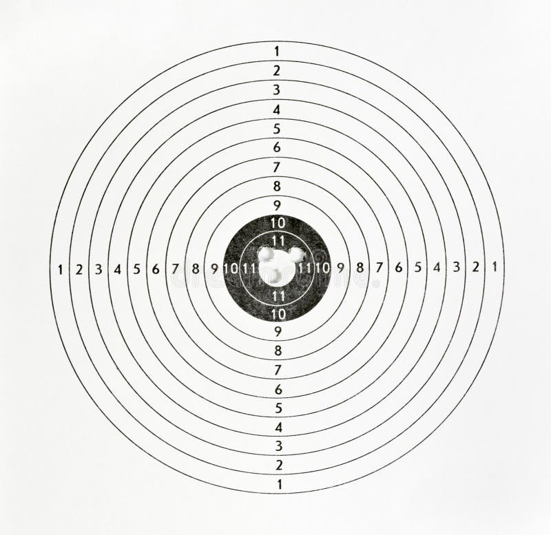 Rifle target to hit in the top ten. Exact range stock images, royalty-free photos and pictures