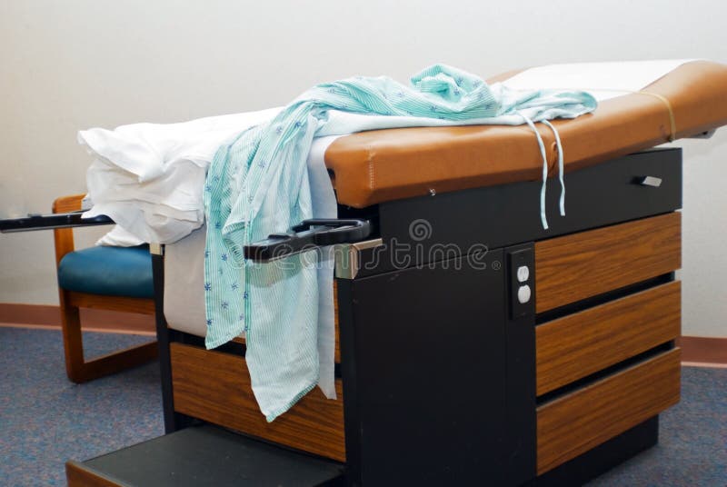 Examining Room/Table stock image Examining Room/Table stock image
