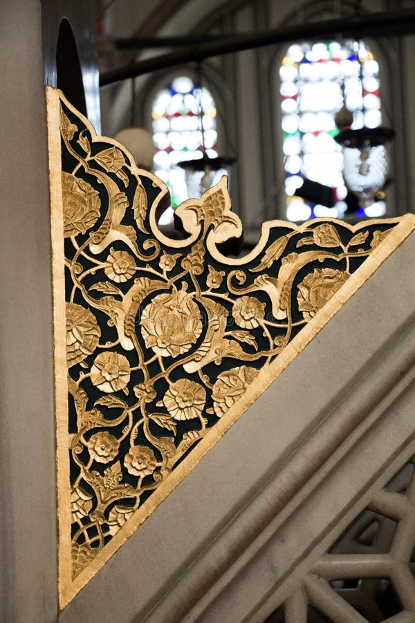 Example of Ottoman art patterns applied on stone royalty free stock photography Example of Ottoman art patterns applied on stone royalty free stock photography