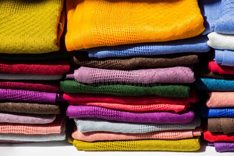 Examples of Fabric of Various Color and Type Editorial Image Image of