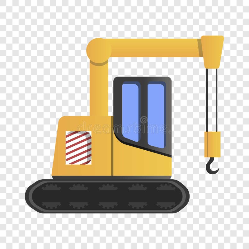 Crawler Tractor Icon, Simple Style Stock Vector - Illustration of creeper,  boom: 157594094