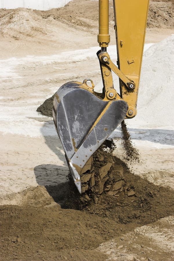 Excavator Dumping Its Load Of Picture. Image 2865831