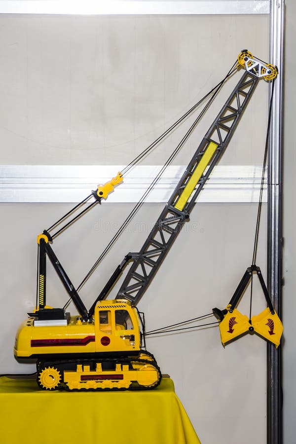 Excavator at the Exhibition Stock Photo Image of loader, capacity