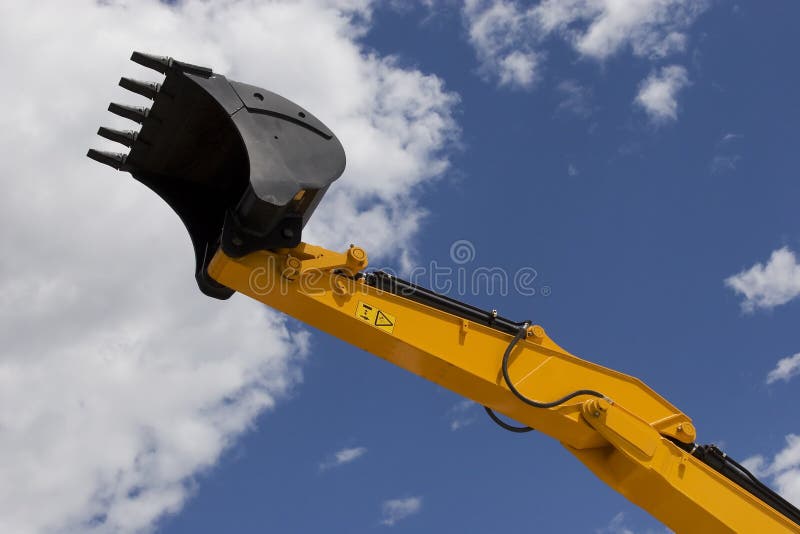 Excavator Scoop stock image. Image of tractor, hydraulic 4950345