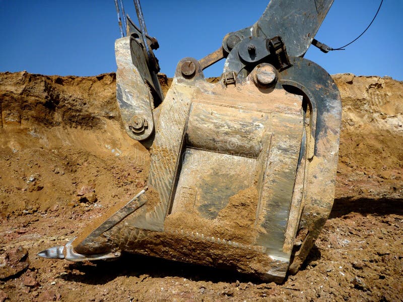 Excavator power shovel stock photo. Image of industry 30587774