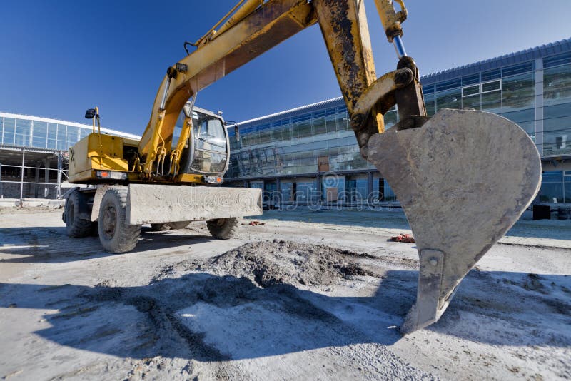 Excavatrice photographie stock libre de droits Excavatrice photographie stock libre de droits