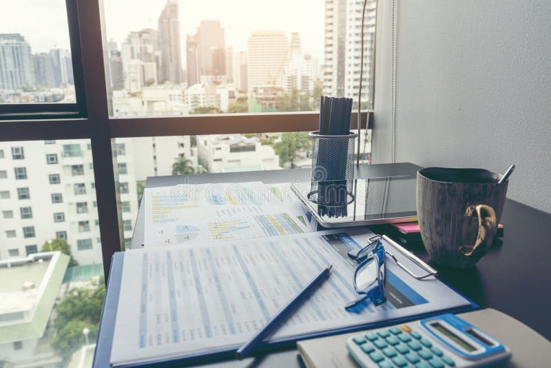 Excel graph with Spreadsheet Document showing Information Financial Startup Concept. Financial Planning making Accounting Database royalty free stock photo
