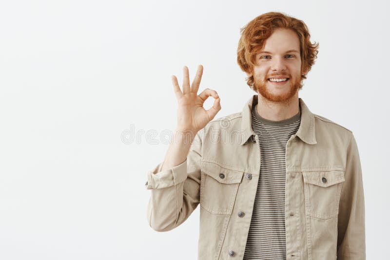 Excellent Job Proud Of Our Team Portrait Of Satisfied Good Looking Friendly And Carefree Redhead Bearded Man In Beige Stock Image Image Of Lifestyle Beard Excellent Job Proud Of Our Team Portrait Of Satisfied Good Looking Friendly And Carefree Redhead Bearded Man In Beige Stock Image Image Of Lifestyle Beard