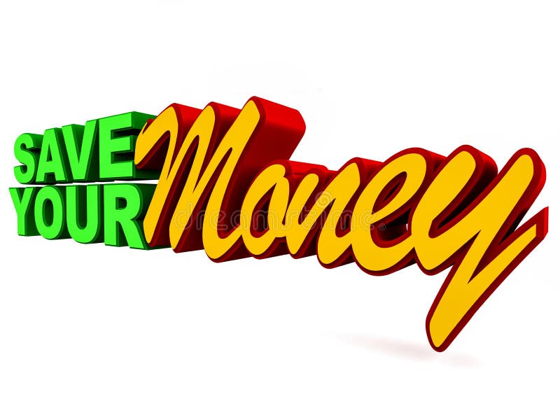 Excepto su dinero ilustración del vector Excepto su dinero ilustración del vector