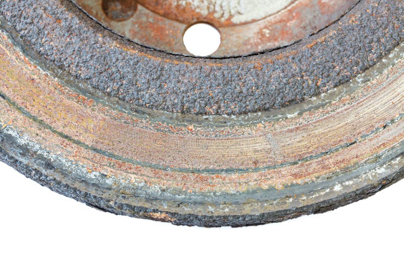 Excessively Used Rusty Brake Disc Closeup Stock Photos Free & Royalty