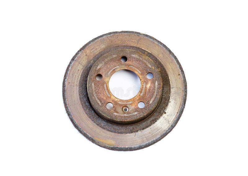 Excessively Used Rusty Brake Disc Closeup Stock Photo Image of