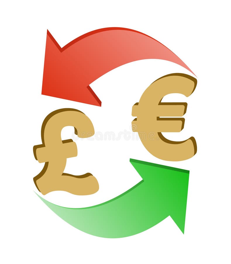 Exchange British Pound To Euro Stock Vector Illustration Of Symbol exchange-british-pound-to-euro-stock-vector-illustration-of-symbol