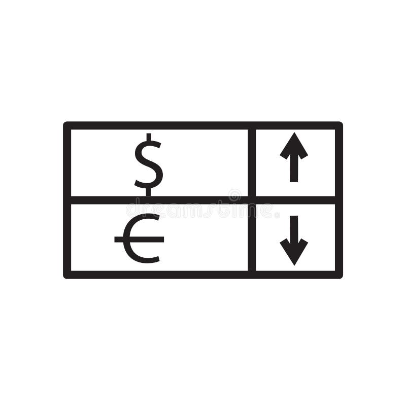 Exchange Icon Vector Isolated On White Background, Exchange Sign , Linear Symbol And Stroke