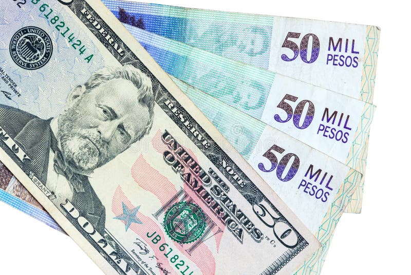 exchange-rate-between-us-dollar-and-colombian-peso-in-2019-stock-image-image-of-fifty
