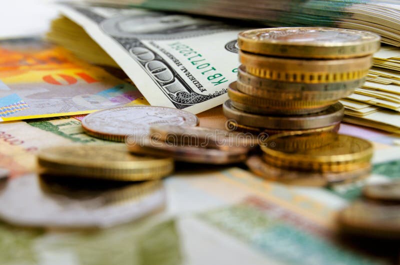 Exchange Rates and Speculation. Stock Photo Image of news, franc