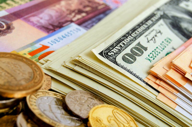 Exchange Rates and Speculation. Stock Photo Image of news, franc