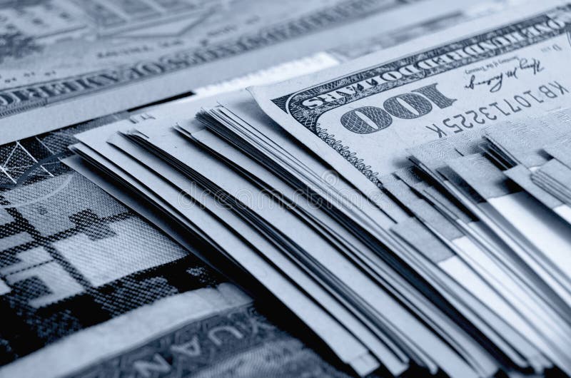 Exchange Rates and Speculation. Stock Photo Image of news, franc