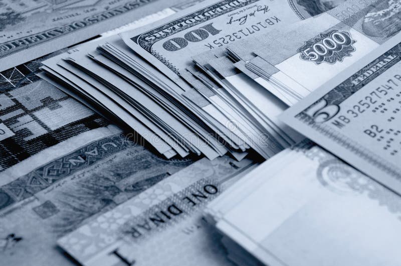 Exchange Rates and Speculation. Stock Photo Image of news, franc