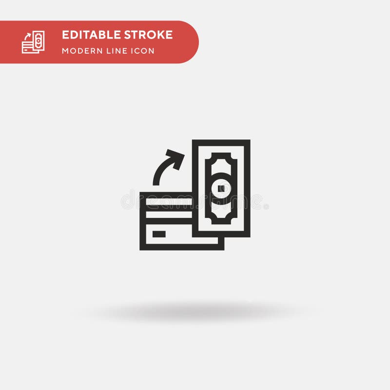 Exchange Simple vector icon. Illustration symbol design template for web mobile UI element. Perfect color modern pictogram on stock illustration