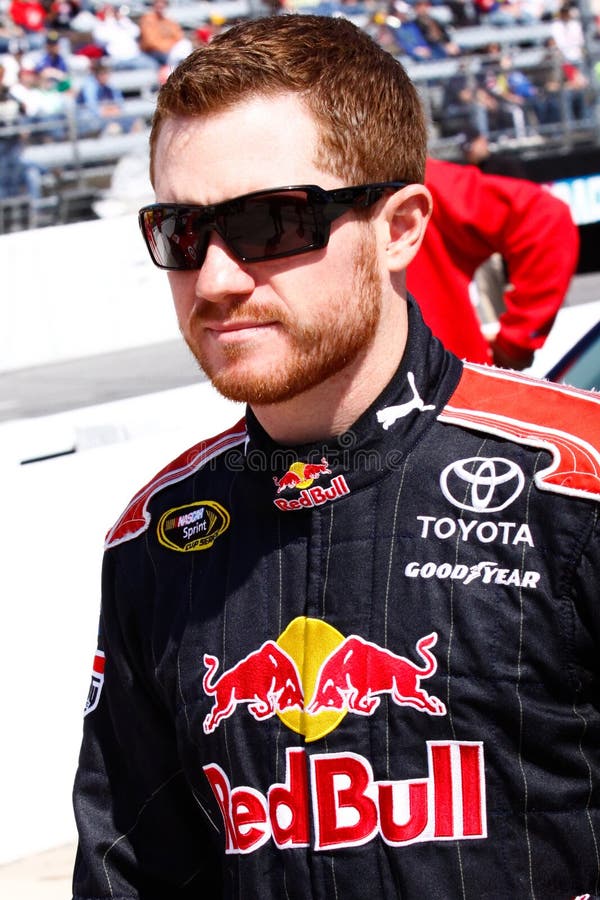 Brian Vickers driver of the #83 Red Bull Toyota on pit road minutes before the start of the 2010 Goody's 500 NASCAR race at Martinsville Speedway. Brian Vickers driver of the #83 Red Bull Toyota on pit road minutes before the start of the 2010 Goody's 500 NASCAR race at Martinsville Speedway.