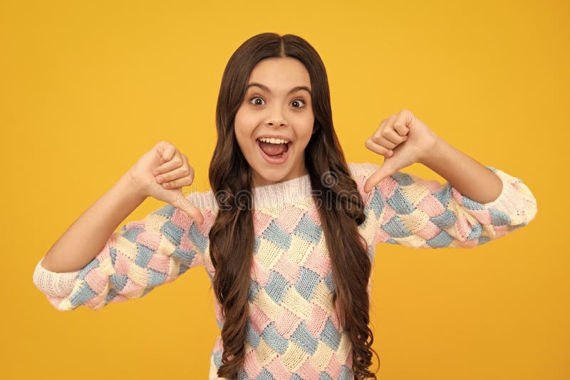 Excited Kids Face. Amazed Expression, Cheerful and Glad. Childrens Day