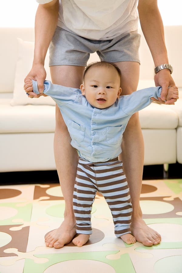 Excitement of Baby s First Steps