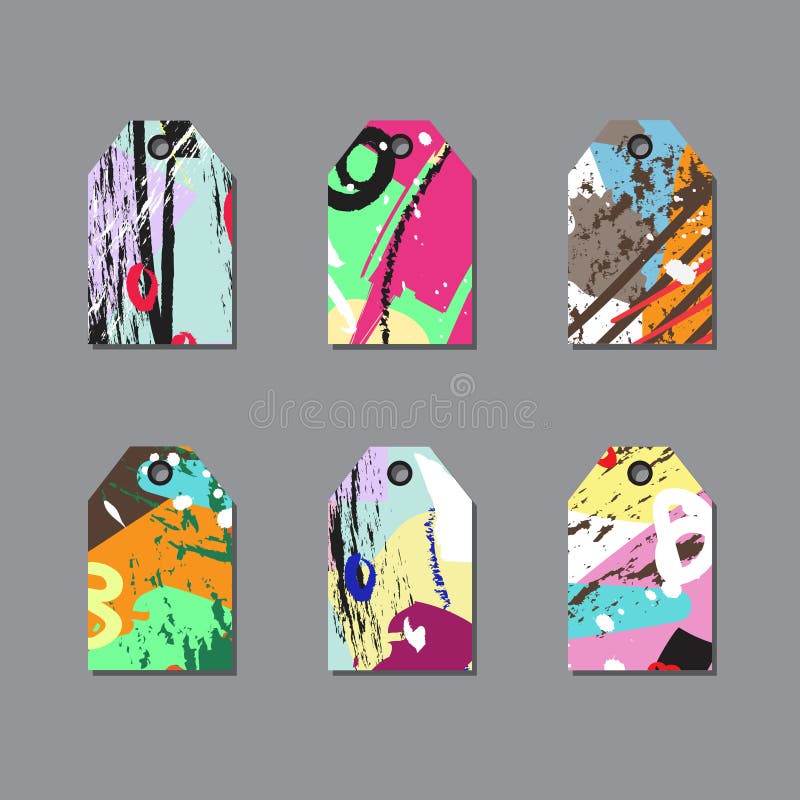 Exciter Des Labels Pour N'importe Quoi Illustration de Vecteur