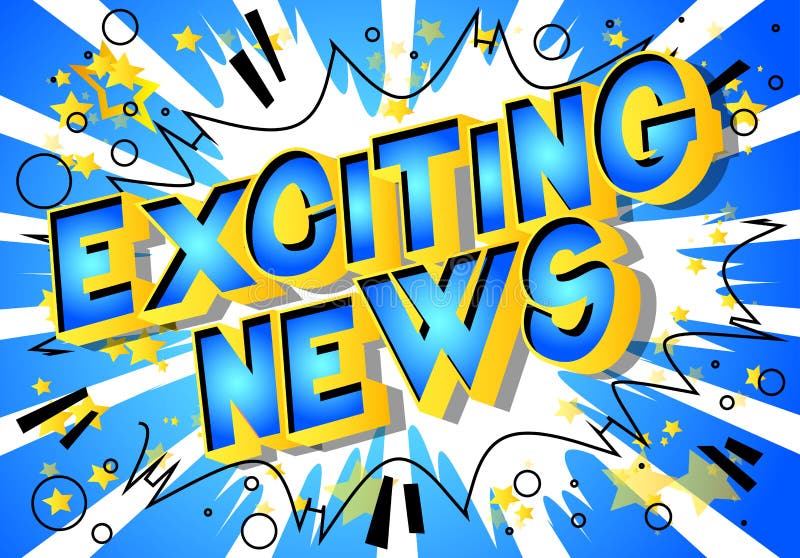 exciting news clip art