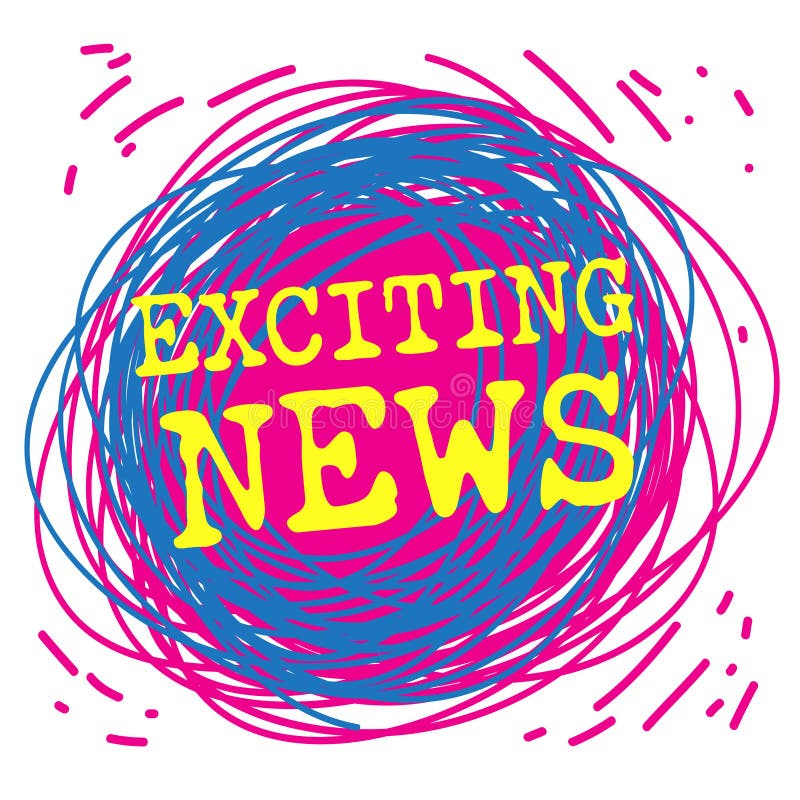 exciting news clip art