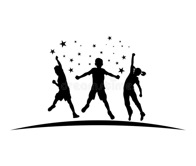 Kids Jumping Silhouette Images – Browse 38,217 Stock Photos, Vectors, and  Video
