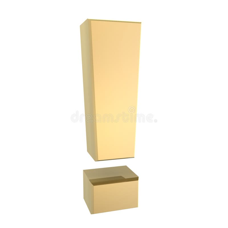 Exclamation Mark stock illustration