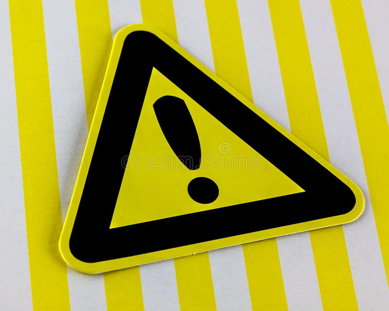 Exclamation mark stock photos