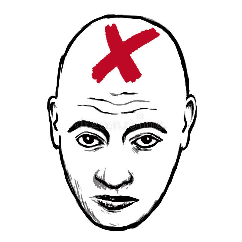 Excluded (vector) stock vector. Illustration of brain 8622788