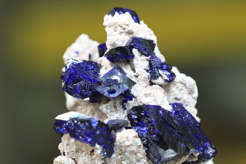 Exkluzívny azuritový minerál kremeň