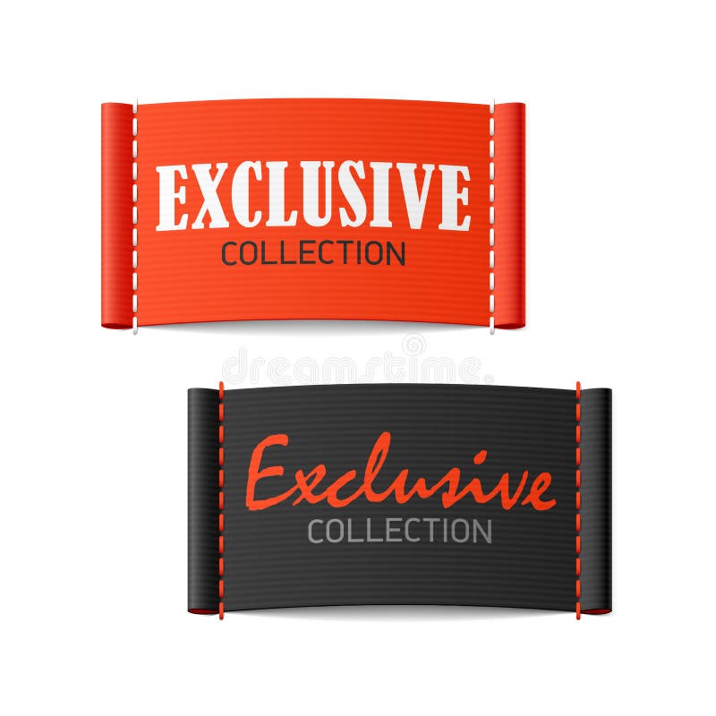 New collection labels stock vector. Illustration of product - 20737881