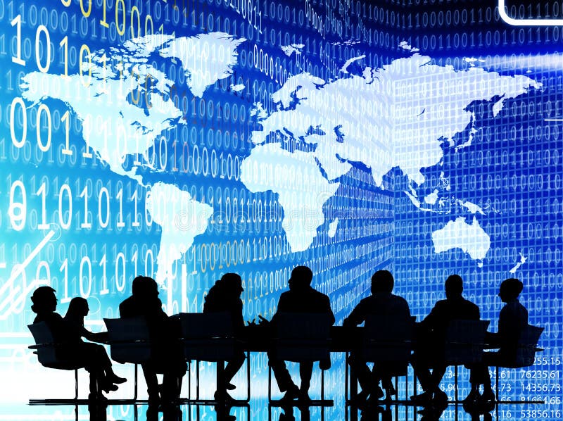 Executivos do conceito de Cartograpgy do código binário imagens de stock royalty free Executivos do conceito de Cartograpgy do código binário imagens de stock royalty free